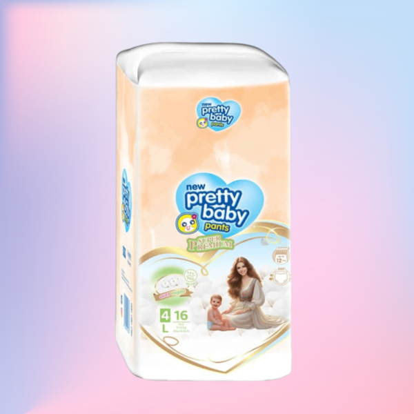Pretty Baby Diaper Pants (L) 16 Pcs