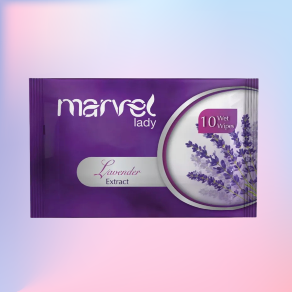 Marvel Lady Wet Wipes 10 Pcs