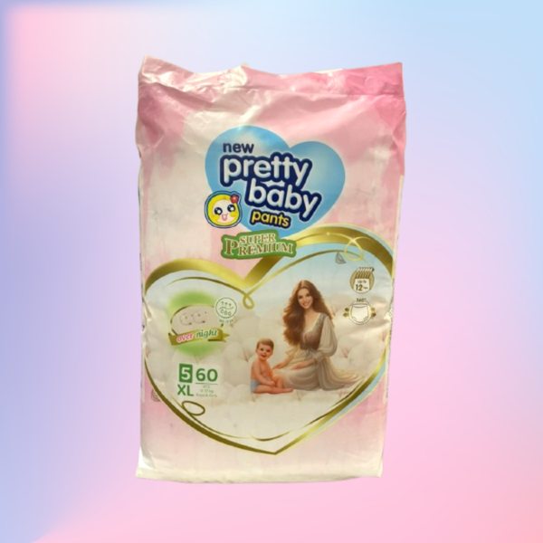 Pretty Baby Diaper Pants (XL) 60 Pcs