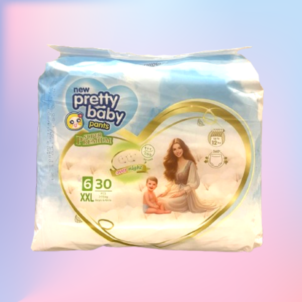 Pretty Baby Diaper Pants (XXL) 30 Pcs