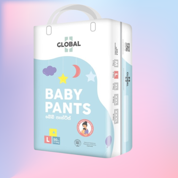 Global II Baby Diaper Pants (L) 50 Pcs