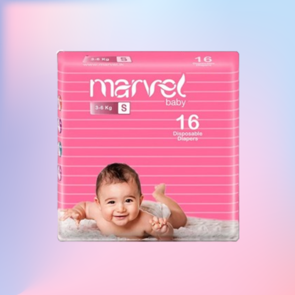 Marvel Baby Diaper (S) 16 Pcs