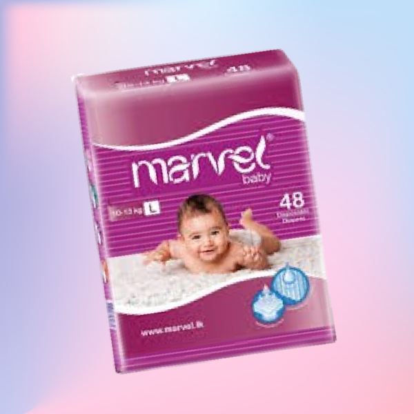 Marvel Baby Diaper (L) 48 Pcs