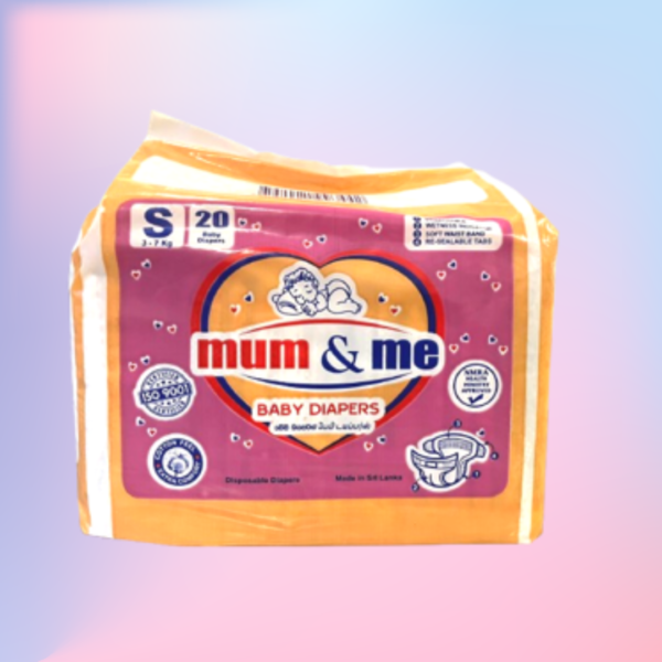 Mum & Me Baby Diaper (S) 20 Pcs