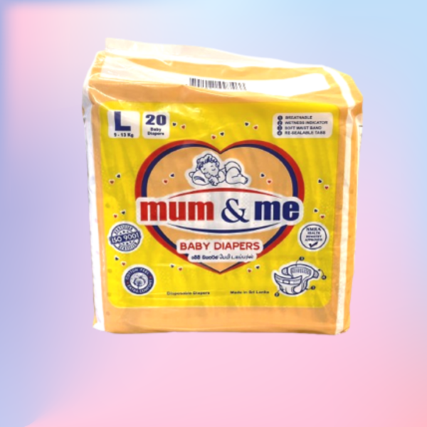 Mum & Me Baby Diaper (L) 20 Pcs